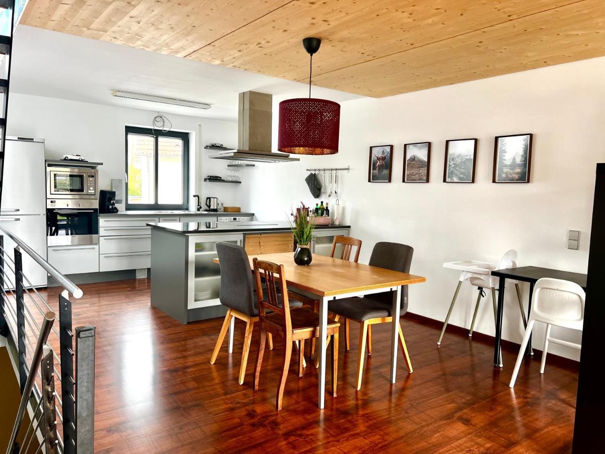 Mopa - Stylisch Wohnen Zwischen Alb Und Legoland Villa Leipheim Exteriör bild